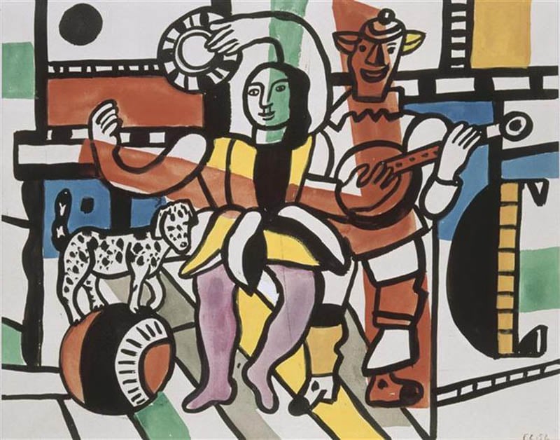 带狗的舞者 (1952), 费尔南·莱热 (1881,1955)