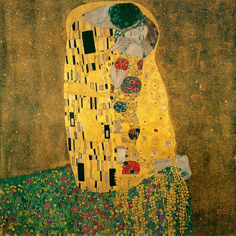 The Kiss (1908), Gustav Klimt (1862, 1918)