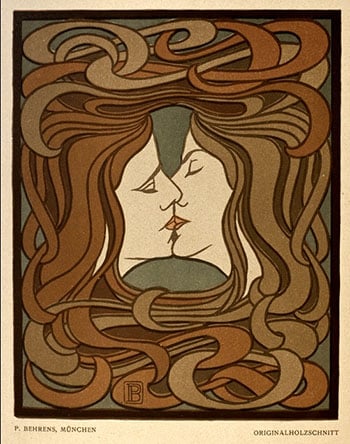 Le Baiser (1898), Peter Behrens (1868,1940)
