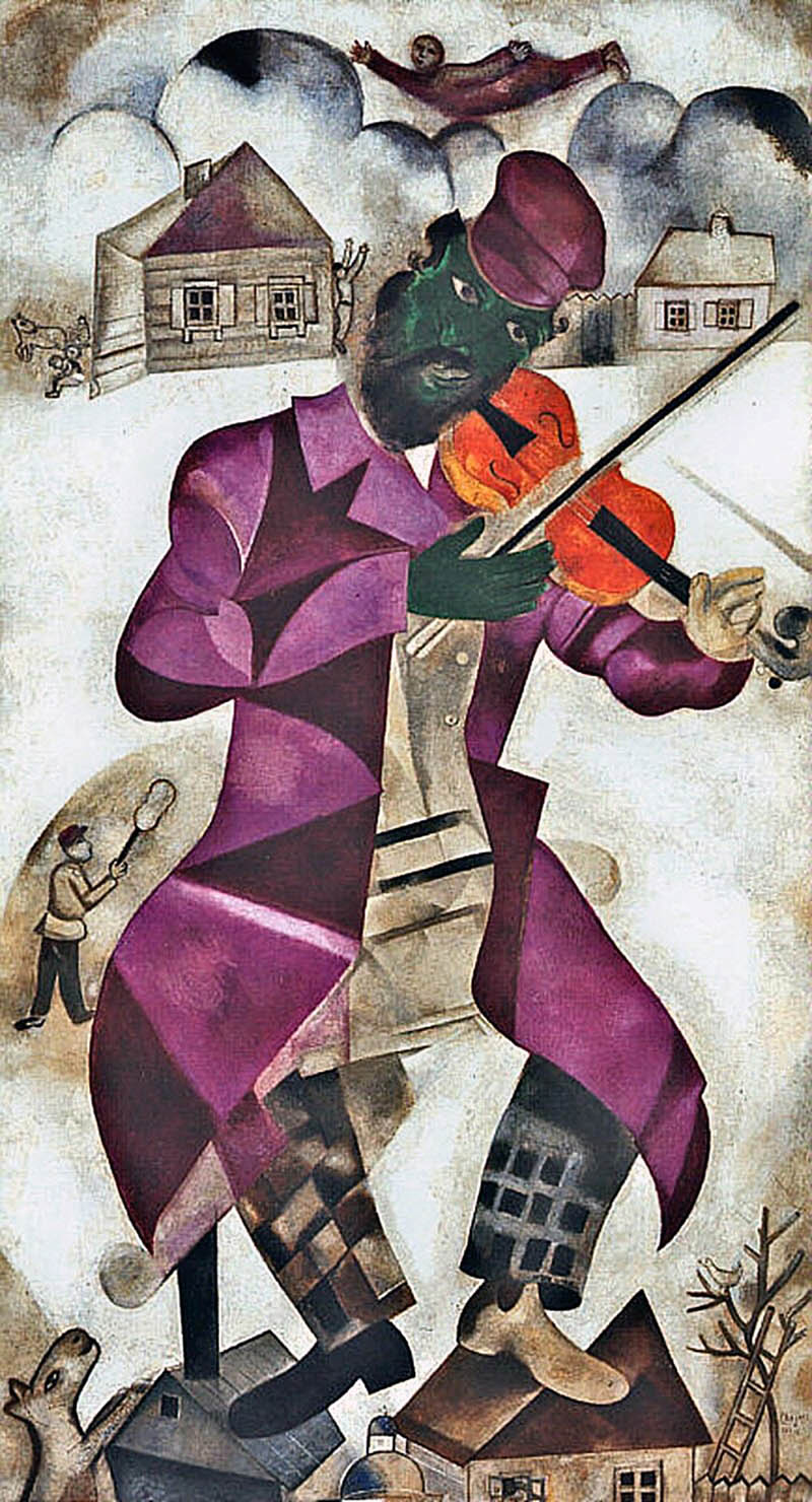 Le Violoniste vert (1923-1924), Marc Chagall (1887, 1985)