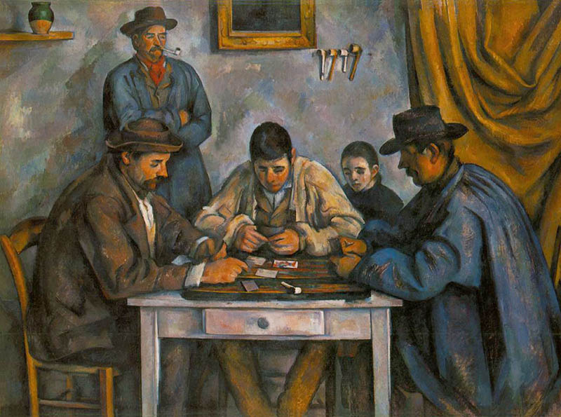 Les Joueurs de cartes (1995), Paul Cezanne (1839,1906)