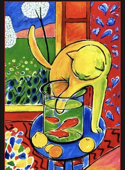 The Cat with the Goldfish (1914), Henri Matisse (1869, 1954)