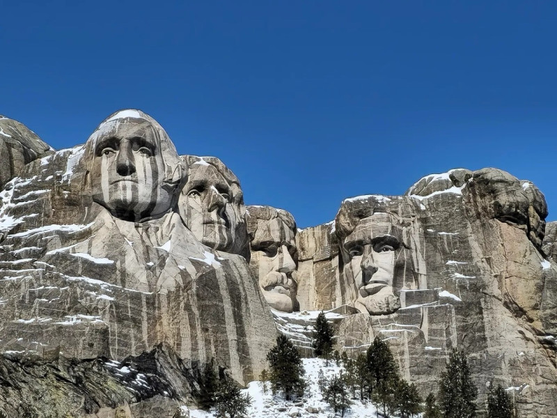 Mont Rushmore and its American presidents