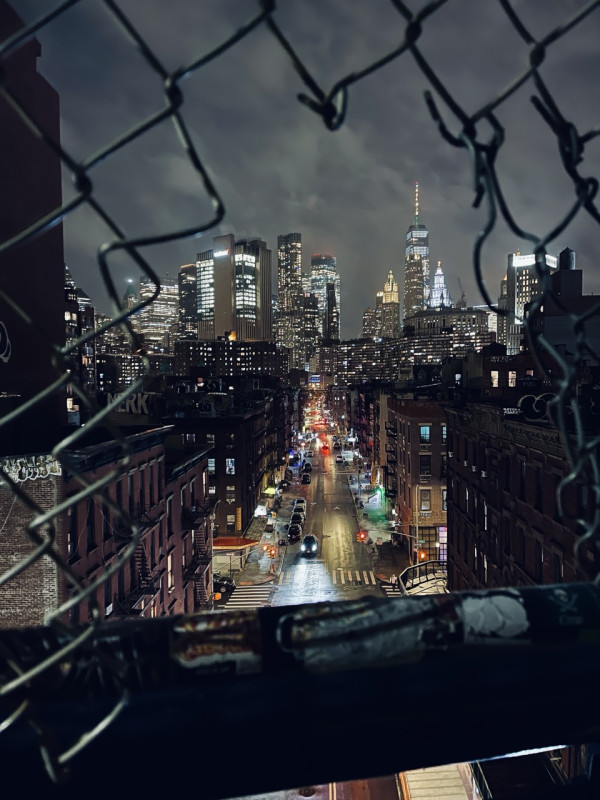 View from the Manhattan Bridge, &copy; Photo Credit : Just-Travels.net / JustColor.net
