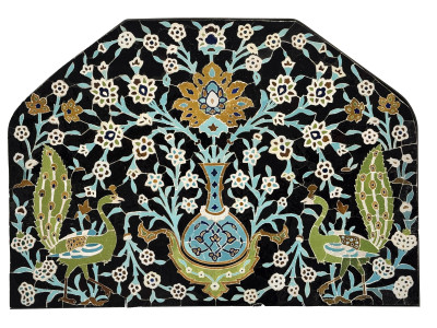 Panel of Confronted Peacocks ,  Iran, Safavid Empire, circa 1500–1615 ,  Louvre Museum, Paris