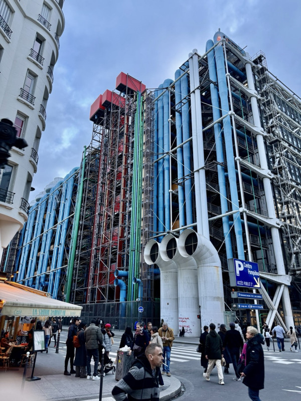 Center Pompidou, Paris, France, &copy; Photo Credit : Just-Travels.net / JustColor.net