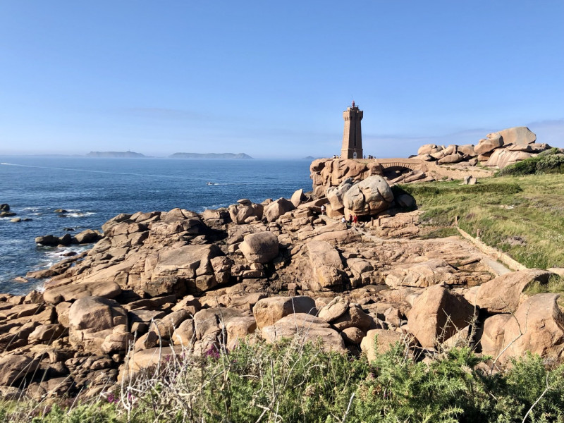 Men Ruz Lighthouse, Ploumanac'h, Perros-Guirec, France