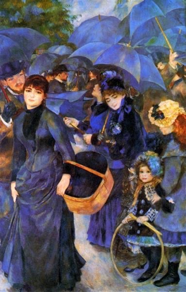 The Umbrellas (1881-1886), Pierre-Auguste Renoir (1841, 1919)