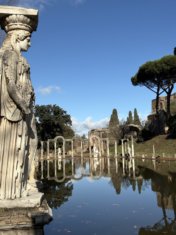Canopus at Hadrian’s Villa in Tivoli, Italy, &copy; Photo Credit : Just-Travels.net / JustColor.net