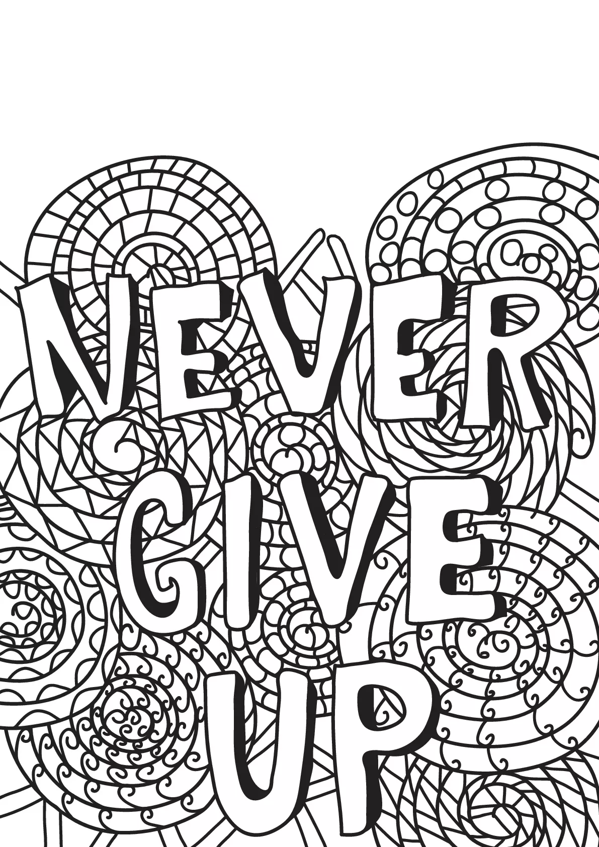 Free book quote - 14 (Printable Positive and inspiring quotes Coloring Page for adults)