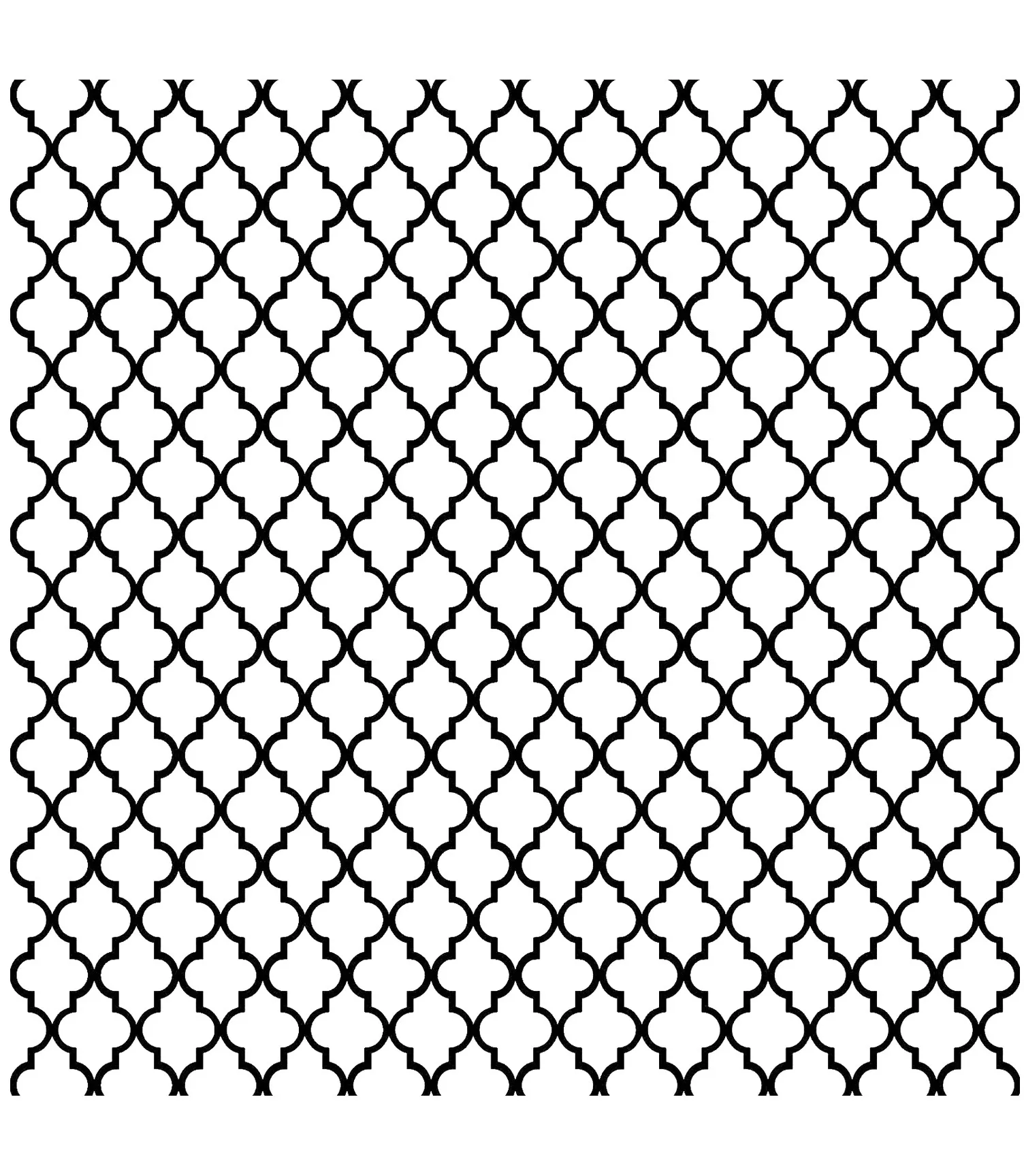 Nice oriental pattern (Printable Coloring Page for adults)