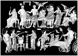 The wedding of hercules and hebe gayley