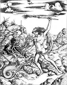 Coloring the labor of hercules