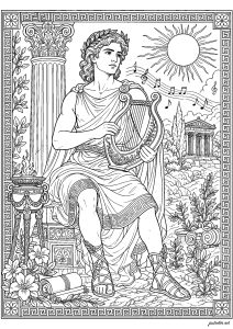 Apollo, the Greek god of music and light