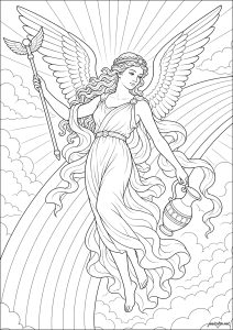 Iris, Greek goddess of the rainbow