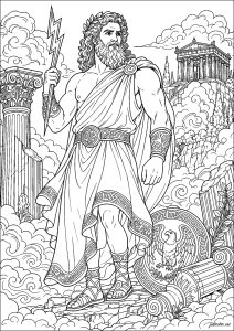 Zeus, supreme god of Olympus