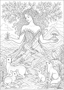 Gaïa, primordial goddess of the Earth