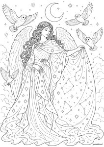 Nyx, primordial goddess of Night