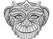 Printable Animals coloring sheets for adults