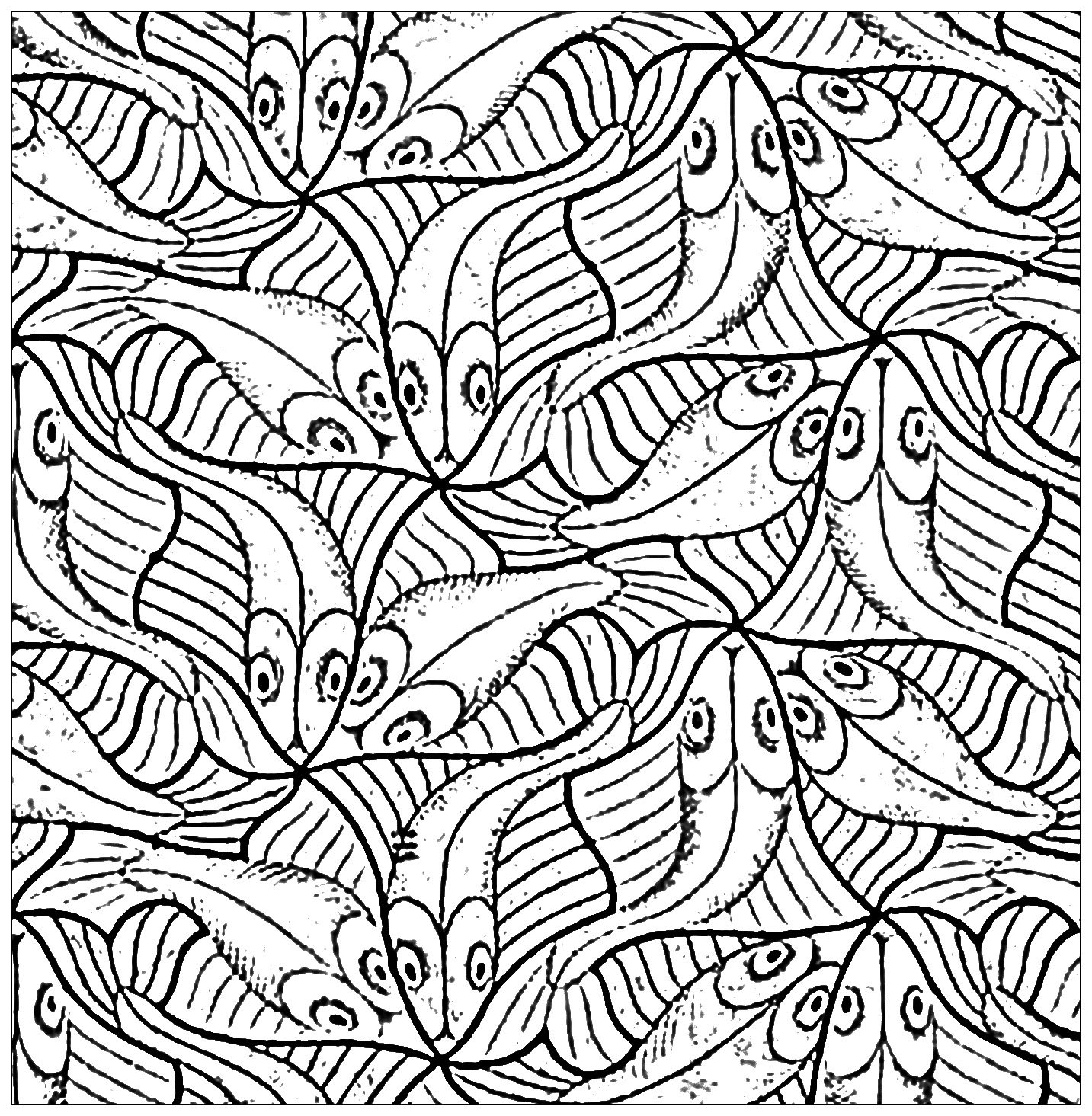 m c escher coloring pages - photo #19