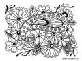 Alliance Of Flowers And Paisley Pattern