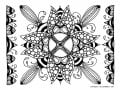 Abstract Design Looking Like A Flower