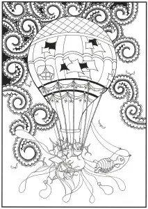 Superb hot air balloon