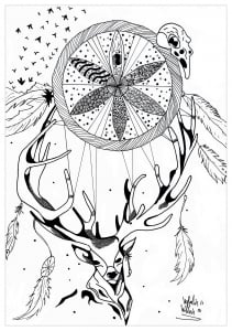 Deer & Dreamcatcher