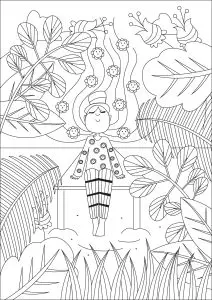 Intense relaxation in the company of plants