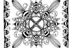 Printable Anti-stress / Zen coloring sheets for adults