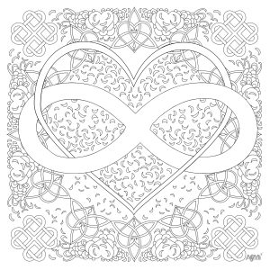 Doodle infini - Art Adult Coloring Pages