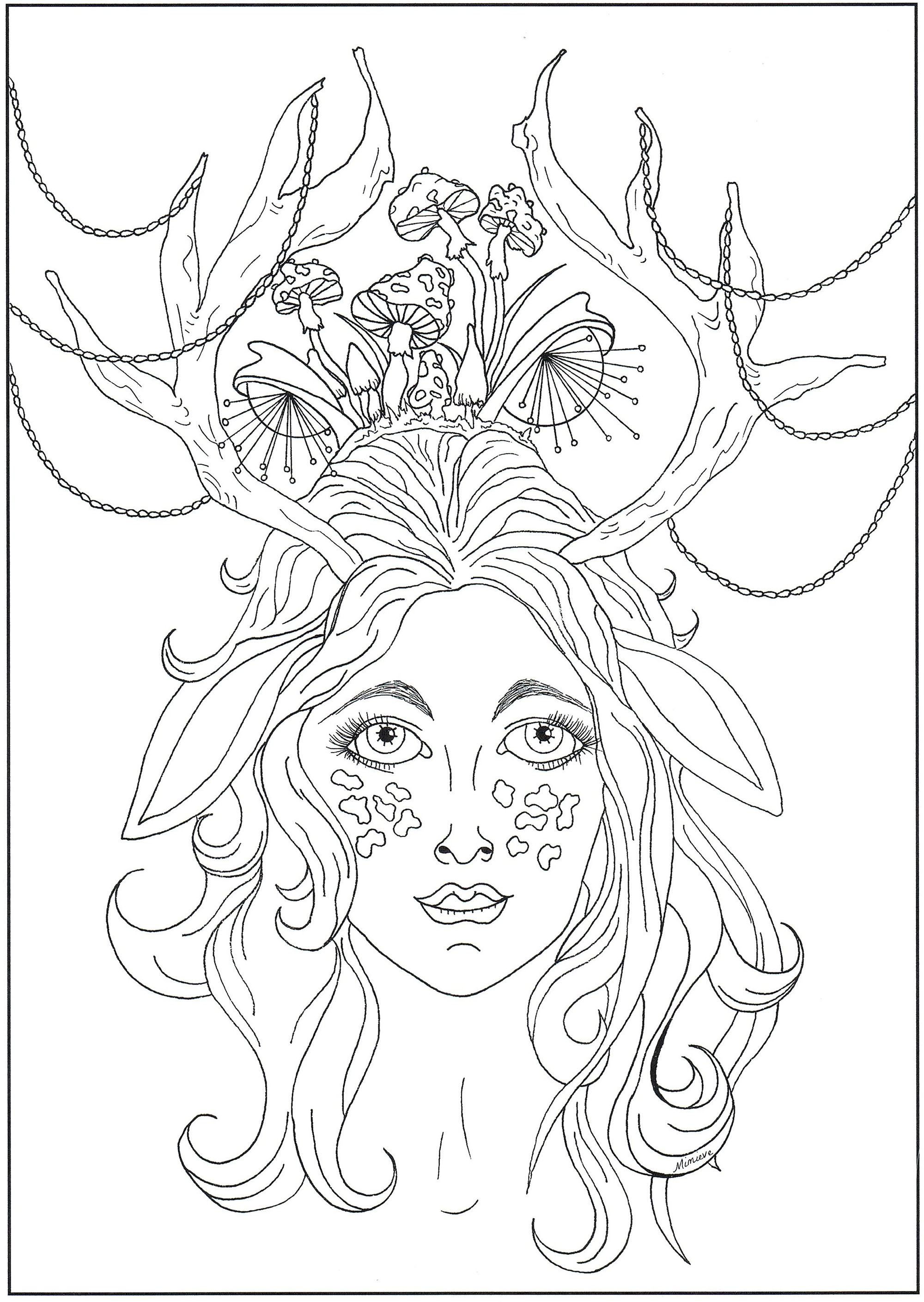 Woman - Coloring Pages for Adults