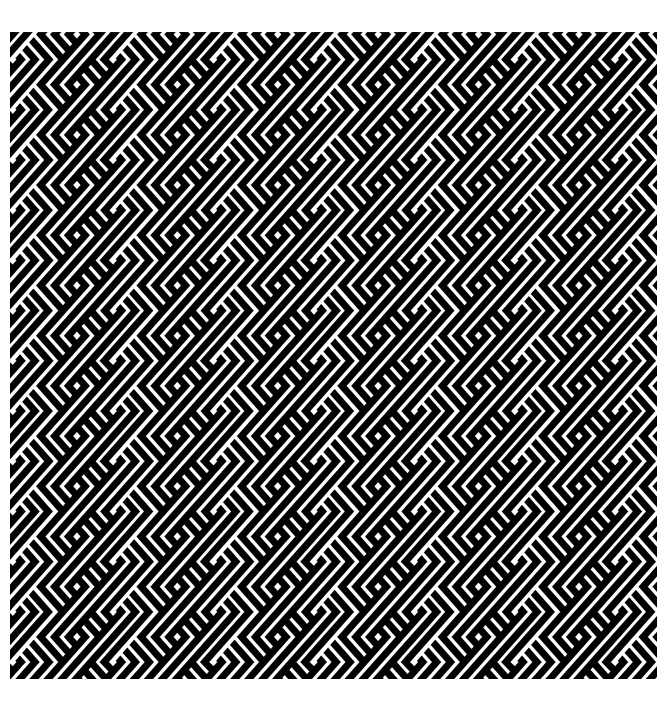 A black striped pattern