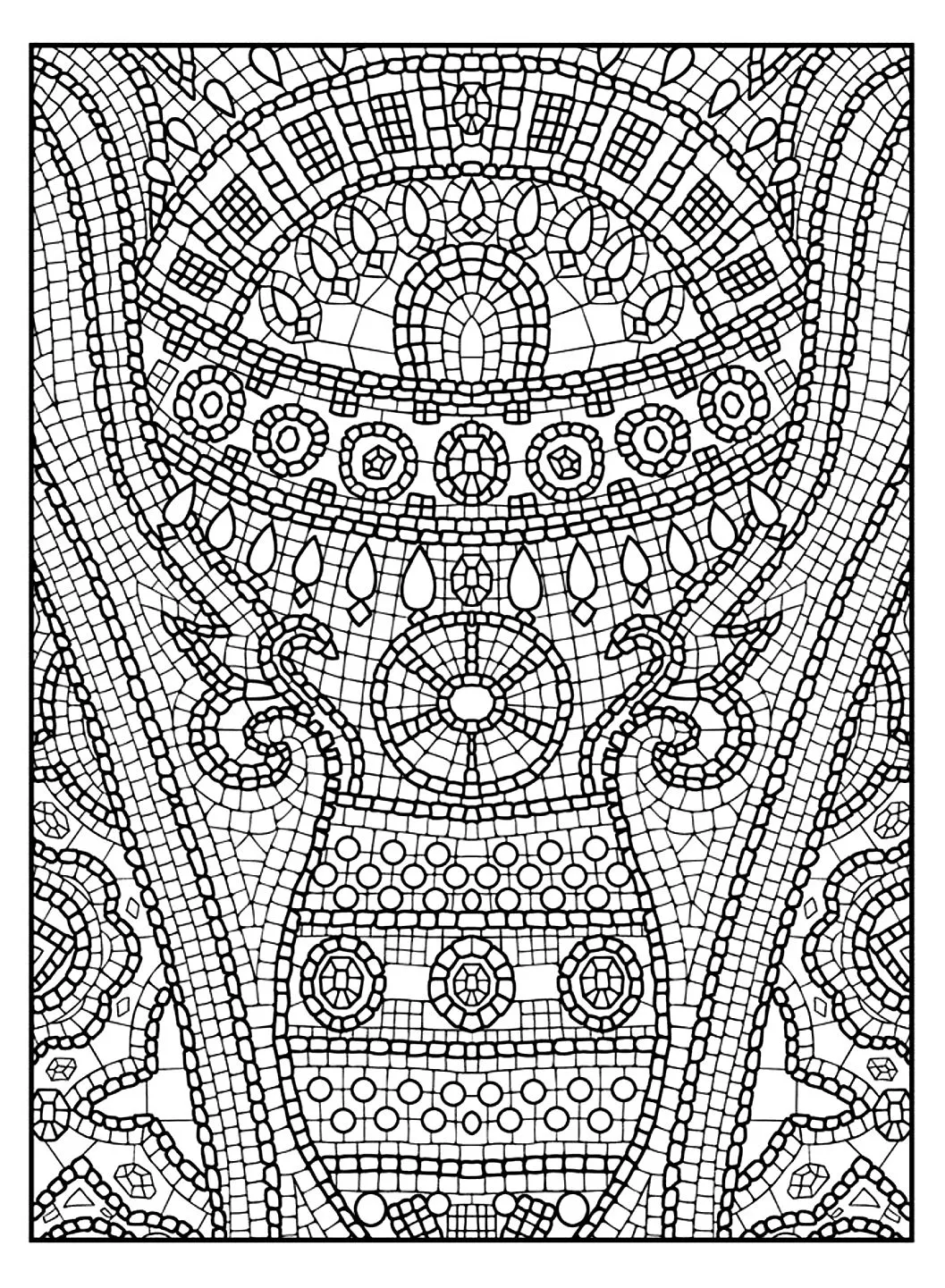 Zen anti stress to print - 11 (Printable Anti-stress / Zen Coloring Page for adults)