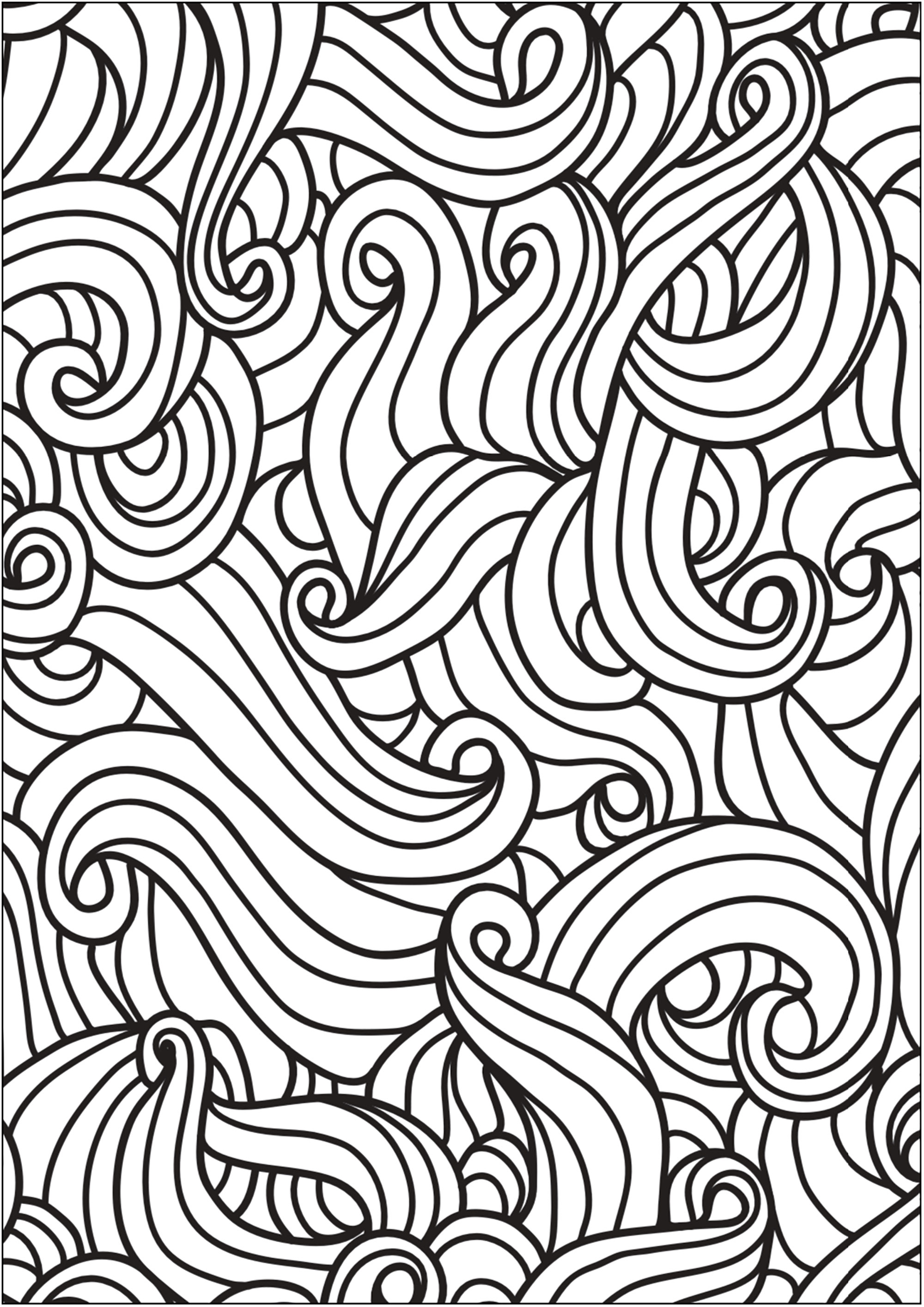 Coloring page : Anti-stress / Zen - 2