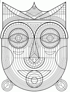 Strange mask