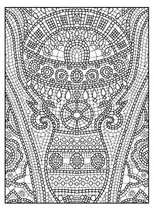 Coloring adult zen anti stress to print 11