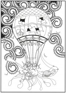Coloring balloon Mimieve