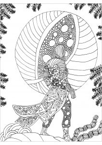 Zen and Anti stress - Coloring Pages for Adults