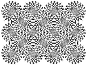 Zen Optical illusion (Anti-stress / Zen Coloring Page)