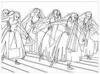 Coloring adult giselle ballet by marion c