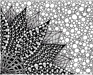 coloring-adult-zen-anti-stress-to-print-big-flower (Anti-stress / Zen Coloring Page)