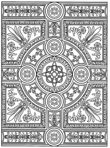 coloring-adult-zen-anti-stress-to-print-parquet-patterns (Anti-stress / Zen Coloring Page)