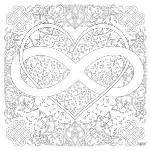 Infinity (Anti-stress / Zen Coloring Page)