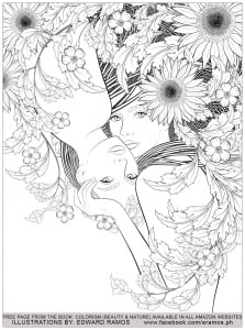 Coloring beauty and nature edward ramos 1