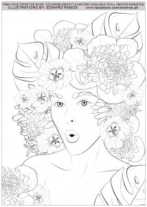Beauty and nature edward ramos 10 (Anti-stress / Zen Coloring Page)