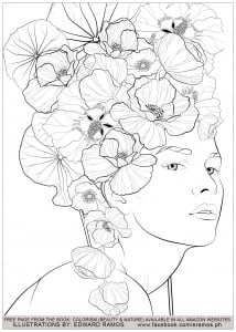 Beauty and Nature - 3 (Anti-stress / Zen Coloring Page)