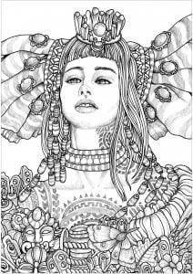 Imahination - 1 (Anti-stress / Zen Coloring Page)