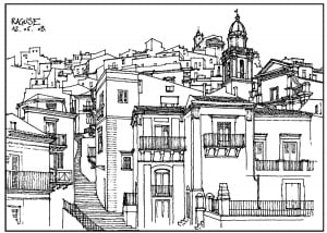 Architecture Village In Italy