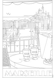 An aperitif in Marseille (France) An aperitif in marseille (france)